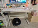 杰妃電腦桌電競桌家用學(xué)習桌手搖升降桌子兒童書(shū)桌加寬工作臺辦公桌子 圖二款高度固定款 單桌 80*60cm-品質(zhì)好物-白色款 曬單實(shí)拍圖