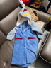 G.DUCKKIDS童裝男童睡衣冬季兒童家居服小童冬裝加厚珊瑚絨長(cháng)款奧特曼浴袍 藍色【奧特曼】 140 建議130-140cm9-10歲cm 曬單實(shí)拍圖