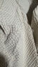 Shelley Jones泡泡紗刺繡短袖襯衫男士夏季新薄款潮流寬松青少年百搭襯衣外套男 杏色 2XL [推薦140-160斤] 曬單實拍圖