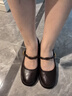 他她（TATA）2025秋女百搭瑪麗珍鞋7A503CQ5 啡色 37 曬單實(shí)拍圖
