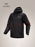 ARC'TERYX始祖鳥 SOLANO HOODY 防風(fēng) 男子 軟殼夾克 BLACK/黑色 M 曬單實(shí)拍圖