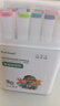 【超級爆款】touchmark食品級馬克筆36色雙頭可水洗兒童水彩筆畫筆學生繪畫美術專用送兒童開學禮物套裝 曬單實拍圖