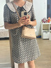 蔻馳（COACH）【品牌直供】LAUREL女士小號HOBO流浪包 沙黃色拼灰褐色 七夕禮物 曬單實拍圖
