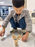 煦凜德國多米諾骨牌木質(zhì)積木3-6歲認識數字漢字幼兒園兒童益智力玩具 100片 雙面數字漢字 送收納袋 曬單實(shí)拍圖