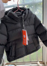 保姆鵝 兒童羽絨服寶寶短款加厚白鴨絨外套男童女童保暖防風(fēng)冬裝 黑 120 曬單實(shí)拍圖