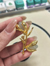 老鳳祥S925銀玉蘭花胸針高檔女輕奢大氣女士生日禮物女生精致小眾實(shí)用 玉蘭花和田玉胸針+品牌禮盒 曬單實(shí)拍圖