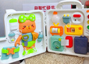 欣格嬰兒玩具1-3歲忙碌板游戲桌蒙氏早教益智多面體手拍鼓生日禮物 曬單實(shí)拍圖