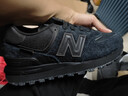 NEW BALANCE NB官方25新款男鞋女鞋復古百搭舒適低幫厚底休閑鞋574LG系列 黑色 U574LGMT 41.5 (腳長(cháng)26cm) 曬單實(shí)拍圖