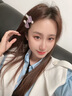 AJIDOU阿吉豆發(fā)夾時尚仿珍珠愛心樹脂鴨嘴夾側(cè)夾生日禮物送女友送孩子 曬單實拍圖