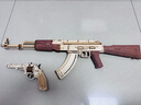 若客（ROKR）AK47玩具槍積木槍手工diy拼裝模型槍皮筋槍七夕情人節禮物男孩 曬單實(shí)拍圖
