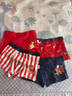 南極人（Nanjiren）兒童內褲男童本命年大紅色平角褲A類(lèi)純棉馬年中大童小男孩短褲4條 馬年大吉 4條 150 【建議身高135-145cm 50-60斤】 曬單實(shí)拍圖