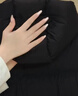 坦博爾羽絨服女可脫卸帽城市運動潮流撞色厚外套TBF550386D 黑色 175 曬單實拍圖