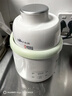 小熊（Bear）輔食機嬰兒 蒸煮一體做米糊打泥機多功能料理機輔食鍋6葉雙刀雙杯 曬單實拍圖