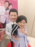陶的傳人捏人像軟陶人偶泥人真人定制手辦泥塑玩偶送女朋友老婆中秋節(jié)禮物 22厘米單人（支持定制其他尺寸） 曬單實(shí)拍圖