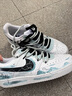 耐克（NIKE）【定制球鞋】特殊禮盒蛇年薄底國風潮流防滑耐磨低幫板鞋男款 煙青色 41 曬單實拍圖