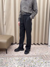BOSSSUNWEN博斯紳威皮帶男士真皮腰帶自動扣奢侈品牌時尚西裝牛仔褲帶送男友 黑色 110cm -130cm默認隨機（可修剪） 曬單實拍圖