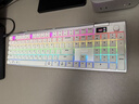 CHERRY櫻桃 MX10.1 機械鍵盤(pán) 無(wú)線(xiàn)鍵盤(pán) 游戲鍵盤(pán) RGB燈效 超薄機身 合金外殼 銀色 矮銀軸 曬單實(shí)拍圖