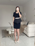康莉商場(chǎng)新款粗跟單鞋女2025年秋季真皮百搭時(shí)尚氣質(zhì)高跟鞋不累腳 奶油白 37 曬單實(shí)拍圖