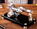 賽琪瑞斯特林發(fā)動機微型發(fā)蒸汽機外燃機引擎模型物理實驗小孩禮物 黑色 M14-03-L 曬單實拍圖