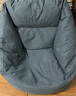 無(wú)印良品（MUJI） 豆袋沙發(fā) 外套可拆 懶人沙發(fā)單人沙發(fā)讀書(shū)角沙發(fā)一人居 KBB1CC2S 灰色 長(cháng)70.5*寬74*高70cm 曬單實(shí)拍圖