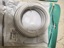 山澤電信級皮線光纖光纜 蝶形室內(nèi)單模雙芯光纖入戶線 2芯2鋼絲光纜 白色50米 FH22-50B 曬單實(shí)拍圖