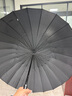 美度長(cháng)柄雨傘大號加固加厚結實(shí)抗風(fēng)傘男士手動(dòng)長(cháng)把直柄雨傘黑M5003 曬單實(shí)拍圖