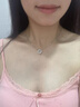 伊黛兒925純銀玉髓四葉草項鏈新中式玉髓吊墜女七夕禮物送閨蜜女友女生 925銀玉髓四葉草項鏈【禮盒+證書】L2622 曬單實拍圖