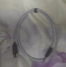CABLE CREATION Type-C轉(zhuǎn)3.5mm音頻線USB-C聲卡麥克風(fēng)公對(duì)公轉(zhuǎn)接頭線直播伴奏線適用蘋果華為手機(jī)K歌錄音線 0.5米 曬單實(shí)拍圖