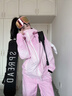 ISEE MIGGA【滿(mǎn)鉆系列】單板滑雪服女款3L寬松雪服套裝男裝備防水防風(fēng)雪服 粉色滿(mǎn)鉆-套裝 S 曬單實(shí)拍圖