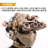 戰術(shù)Fast頭盔單雙目四筒夜視儀模型?；嗑S分體全套裝備道具 沙色套裝8*成人款（兒童款拍下備 曬單實(shí)拍圖