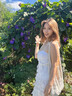 優(yōu)歆夏日編織包女款草編包大容量包女款2025年沙灘包海邊包單肩托特包 【米白鏤空】 長(cháng)40寬30厚10cm 曬單實(shí)拍圖