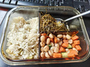 鳴譽(yù)玻璃飯盒微波爐專用加熱飯盒上班族適明保鮮盒分隔大容量餐碗帶蓋 茶色高品質(zhì)玻璃飯盒 1050ml【圓碗】大號(hào) 曬單實(shí)拍圖