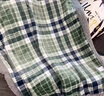 RICH YOUR HOME德國品質(zhì)毛毯午睡被子加厚辦公室珊瑚牛奶絨小學(xué)生午休蓋腿教室 綠格【珊瑚絨+羊羔絨 耐臟款】 70x100cm(標準披肩毯) 曬單實(shí)拍圖