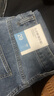 海瀾之家（HLA）牛仔褲男25春夏微彈時(shí)尚錐形九分褲子男夏季 藍灰牛過(guò)渡色（中）50 29 165/72A推薦107~112斤 曬單實(shí)拍圖