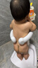 MAILE KID寶寶站立洗澡神器新生兒高檔嬰兒洗頭架洗屁屁神器男女孩生日禮物 曬單實(shí)拍圖