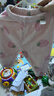 戴維貝拉（DAVE＆BELLA）保暖兒童睡衣兩件套女寶寶衣服冬季加厚秋冬幼兒服裝女童家居服 草莓印花 90 cm（建議身高80-90cm） 曬單實(shí)拍圖