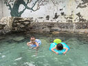 swimbobo兒童游泳圈防側翻趴圈游泳浮圈寶寶游泳趴圈小孩游泳裝備BO5013XL 曬單實拍圖