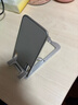 美杜 鋁合金手機支架桌面ipad pro電腦支撐架子可折疊伸縮便攜懶人支架床頭辦公室宿舍學(xué)習追劇家用 銀色【活動(dòng)款】 曬單實(shí)拍圖