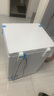 海爾（Haier）出品冰柜家用冷柜臥式減霜一級能效節(jié)能速凍小型迷你冰柜國家補貼20% 帶腳輪筐丨凍140斤肉Leader 100L 曬單實拍圖
