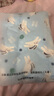 MQDMINI童裝兒童羽絨服男童保暖外套寶寶厚實(shí)連帽冬裝中小童上衣 可愛(ài)滿(mǎn)印藍色 130 曬單實(shí)拍圖