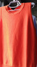 皮爾卡丹（pierre cardin）春秋新款圓領(lǐng)馬甲坎肩女搭配襯衣穿無袖毛衣針織背心女坎肩內(nèi)搭高 橙 M 曬單實拍圖