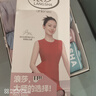 浪莎襪子女春秋中筒襪抗起球純棉襪條紋黑色長筒襪女士長襪 曬單實拍圖