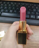 TOM FORD魅夜蘭花限定黑管水感緞光TF口紅19玫瑰色 唇膏化妝品生日禮物女 曬單實(shí)拍圖