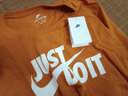 耐克NIKE男短袖T恤 春夏純棉 運動(dòng)休閑 舒適百搭AR5007-815橘色2XL 曬單實(shí)拍圖