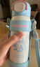 杯具熊（BEDDYBEAR）海浪雙飲保溫杯女帶杯套吸管水杯大容量學(xué)生杯子500ml情書(shū)大耳狗 曬單實(shí)拍圖