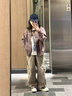 SNYDER WEAR美式外套女紫色工裝外套女秋季新款學(xué)院風(fēng)小個子刺繡棒球服外套女 淺紫色  S 建議90斤左右 曬單實拍圖