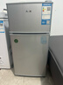 奧克斯小冰箱家用小型迷你冷藏冷凍兩用出租房宿舍用節能省電寢室辦公室電冰箱 【升級凈化去味】30A146DW銀【節能省電】 曬單實(shí)拍圖