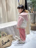靚貝城堡女童外套秋冬款2025新款洋氣女寶寶棉服加絨加厚上衣兒童冬裝棉衣 粉色 110cm 曬單實(shí)拍圖