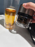 XKJ德國玻璃杯泡茶杯帶蓋雙層茶倉茶水分離高硼硅耐熱防爆耐高溫水杯 提繩款-鋼本色400ml【送杯套杯刷】 曬單實(shí)拍圖