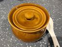 京東京造 燉盅【傳統(tǒng)瓦罐】陶瓷蒸蛋輔食帶蓋贈(zèng)勺子 瓦罐450ML棕色2只裝 曬單實(shí)拍圖